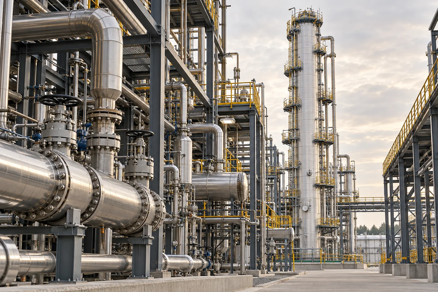Illustrative industrial infrastructure for the Farrow process expansion concept